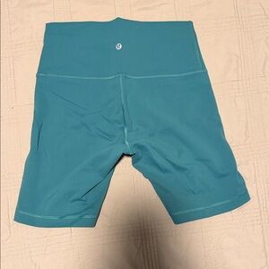 lululemon athletica Women's Blue Bike Shorts